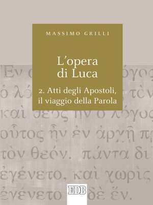 cover image of L'Opera di Luca. 2.